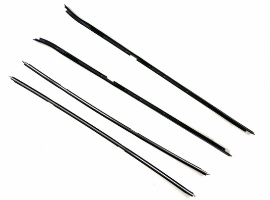 KG2191 Inner & Outer Belt Weatherstrip 4 Piece Kit, Front DS and PS 1981-1988 Cutlass and Regal