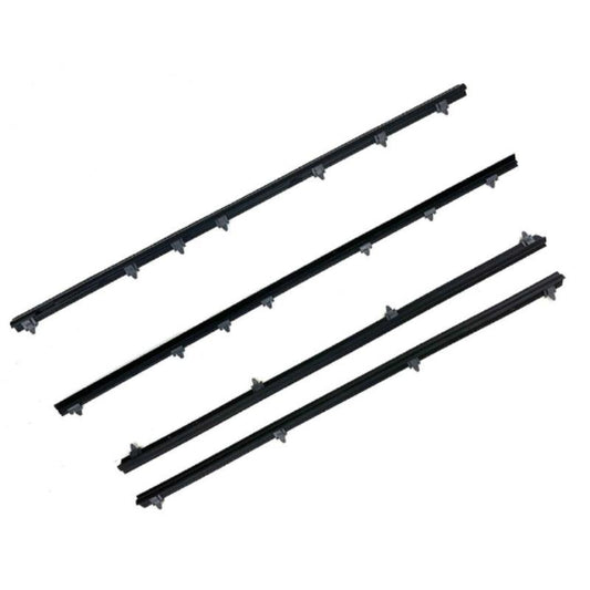 KT2025 Inner & Outer Belt Weatherstrip 4 Piece Kit for 1984-1989 4Runner, Toyota Pickup