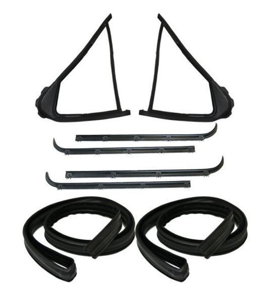 KF4926 8 pc Belt Weatherstrip, Vent Window Seal,Window Channel Kit 1992-1996 F150, F250, F350, Bronco