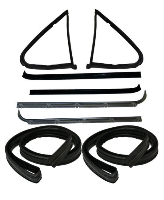 KF4922 8 pc Belt Weatherstrip, Vent Window Seal,Window Channel Kit 1980-1986 F150, F250, F350, Bronco
