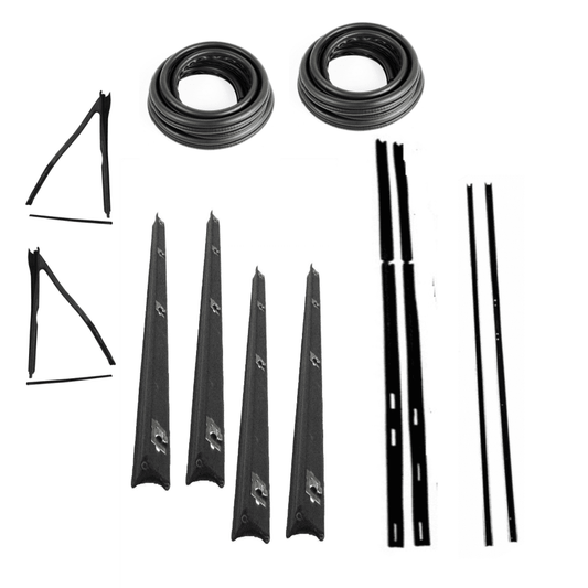 KD2030KIT Jeep 1974-1988 J10, J20, Cherokee SJ 2-Door Weatherstrip Kit