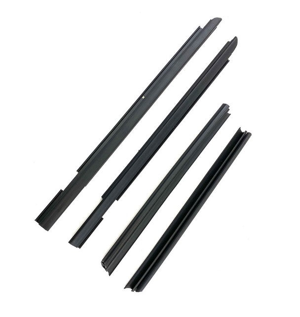 Rear Inner & Outer Belt Weatherstrip Kit 4pc, 2007-2018 Jeep Wrangler JK 4dr