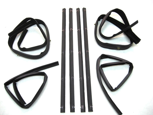 KD1001A Dodge 1972-1979 Fullsize Pickup, Ramcharger Belt Kit with Channel Inner & Outer DS & PS - Weather Strip Depot