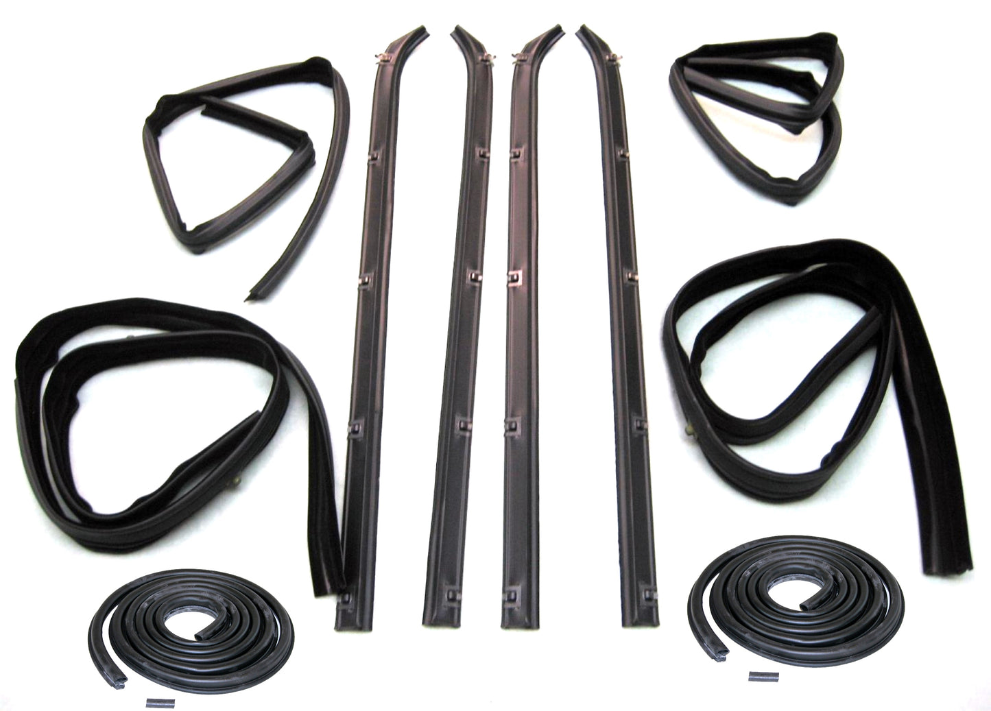 KD1002-10A Dodge 1980-1993 Fullsize Pickup, Ramcharger Belt Channel Seal Kit Inner & Outer DS & PS - Weather Strip Depot