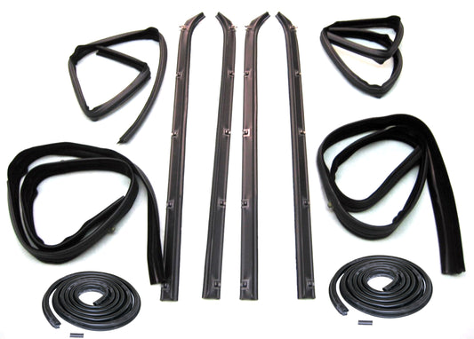 KD1002-10A Dodge 1980-1993 Fullsize Pickup, Ramcharger Belt Channel Seal Kit Inner & Outer DS & PS - Weather Strip Depot