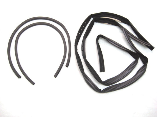 KD1009A Jeep 1976-1986 CJ5, CJ7, CJ8 Scrambler Glass Window Channel Kit, DS & PS - Weather Strip Depot