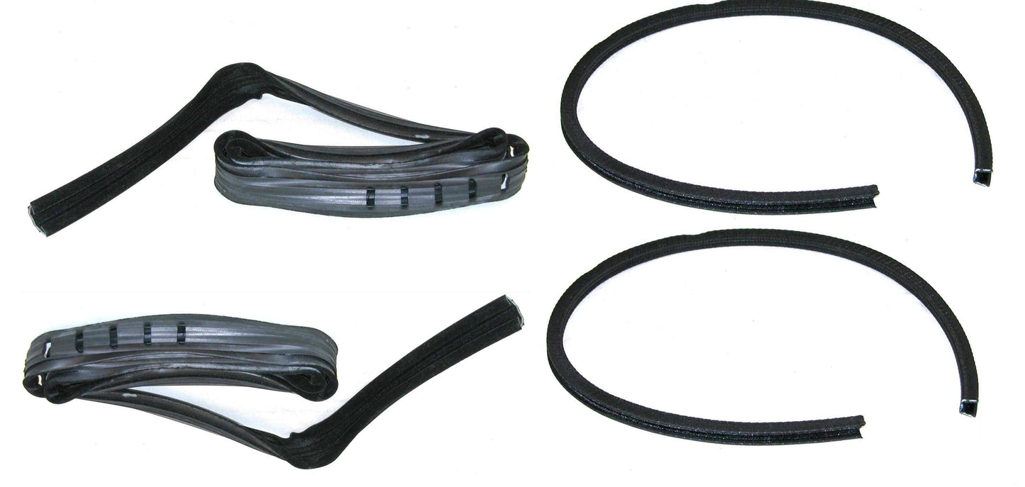 KD1010A Jeep 1976-1995 CJ5, CJ7, CJ8, Wrangler YJ Glass Window Channel Kit, DS & PS with movable vent - Weather Strip Depot