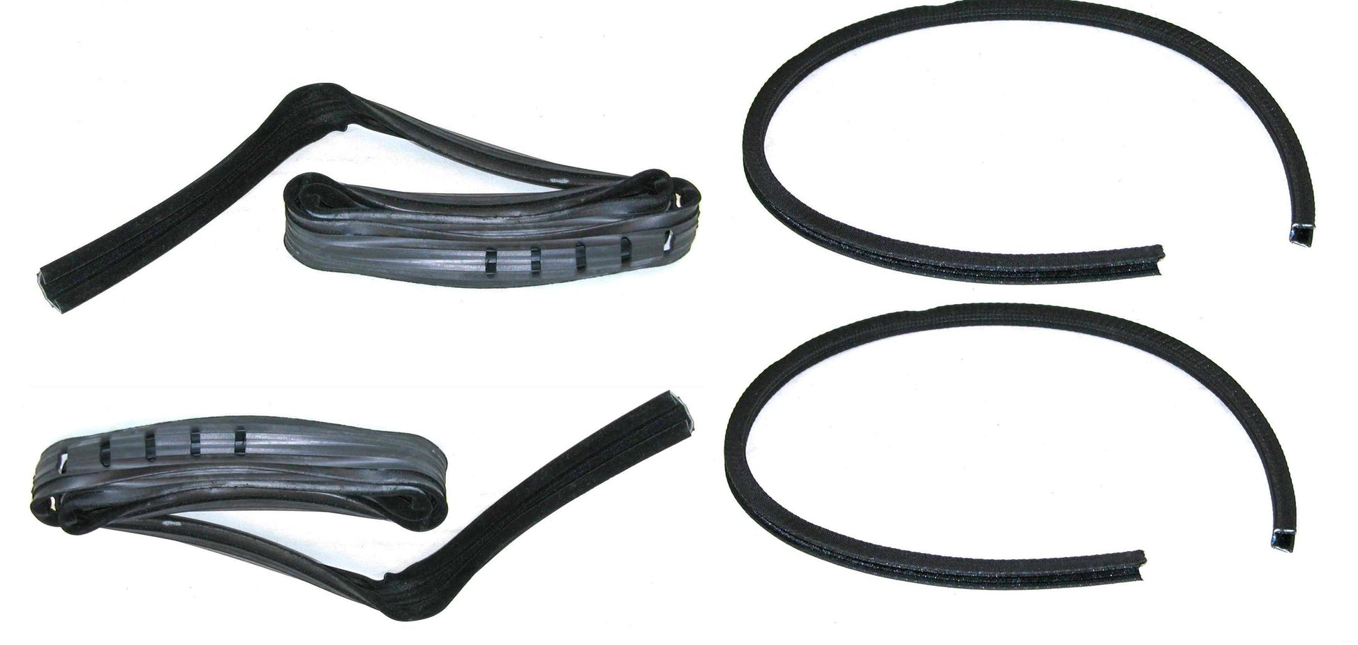 KD1010A Jeep 1976-1995 CJ5, CJ7, CJ8, Wrangler YJ Glass Window Channel Kit, DS & PS with movable vent - Weather Strip Depot