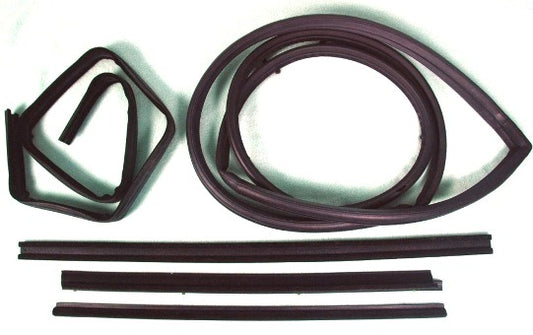KD1011A Jeep 1976-1995 CJ7, CJ8, Wrangler YJ Belt Channel Seal Kit DS - Weather Strip Depot