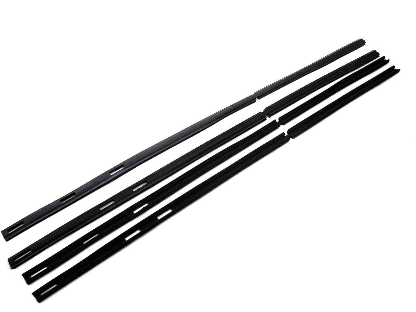 KD1017A Jeep 1974-1991 Wagoneer, Grand Wagoneer SJ Glass Run Kit, Front & Rear DS & PS - Weather Strip Depot