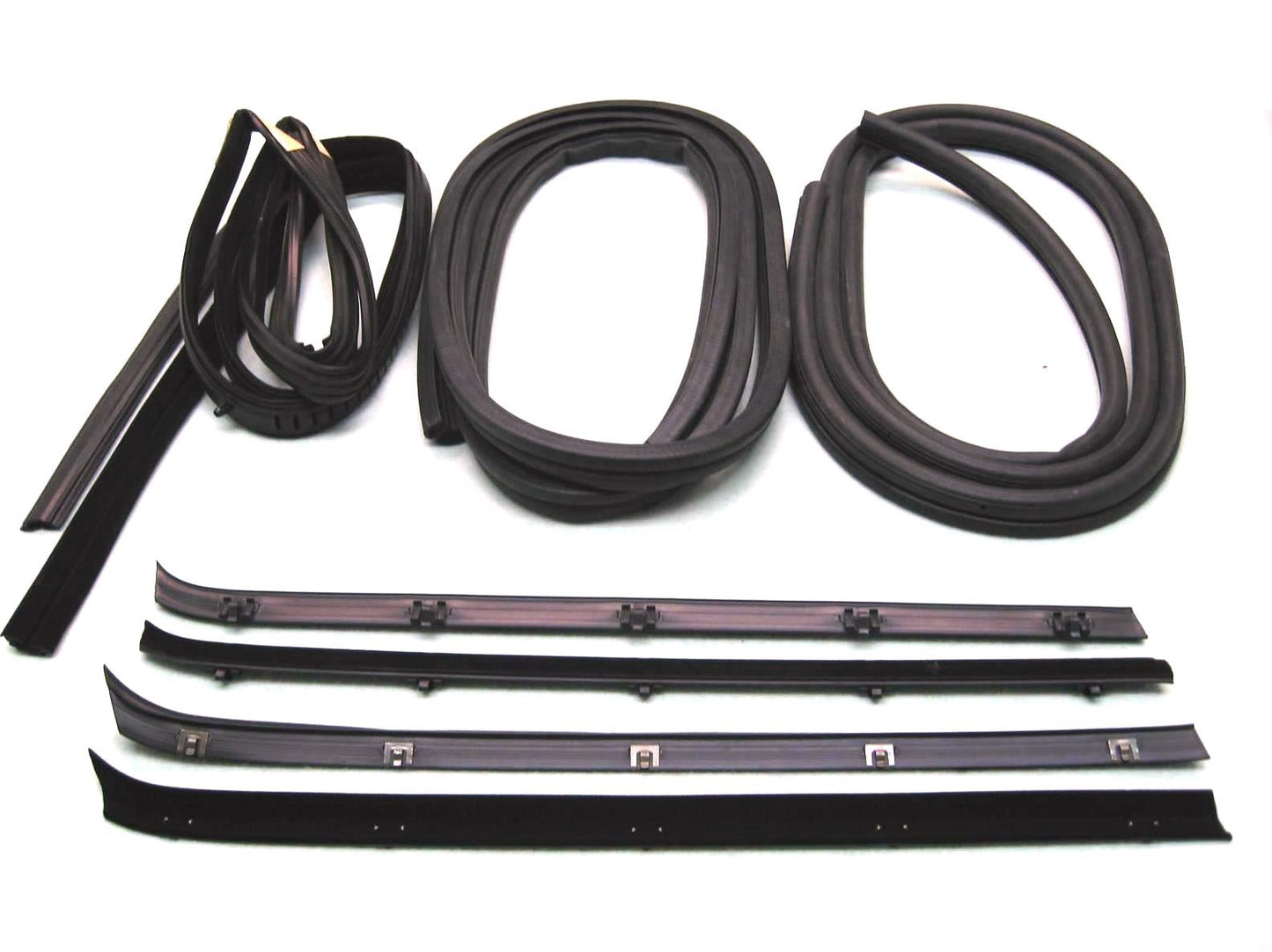 KG1008-8 Belt Scraper Weatherstrip Window Channel Door Seal Kit 1973-1980 Chevy, GMC C/K Truck - Weather Strip Depot