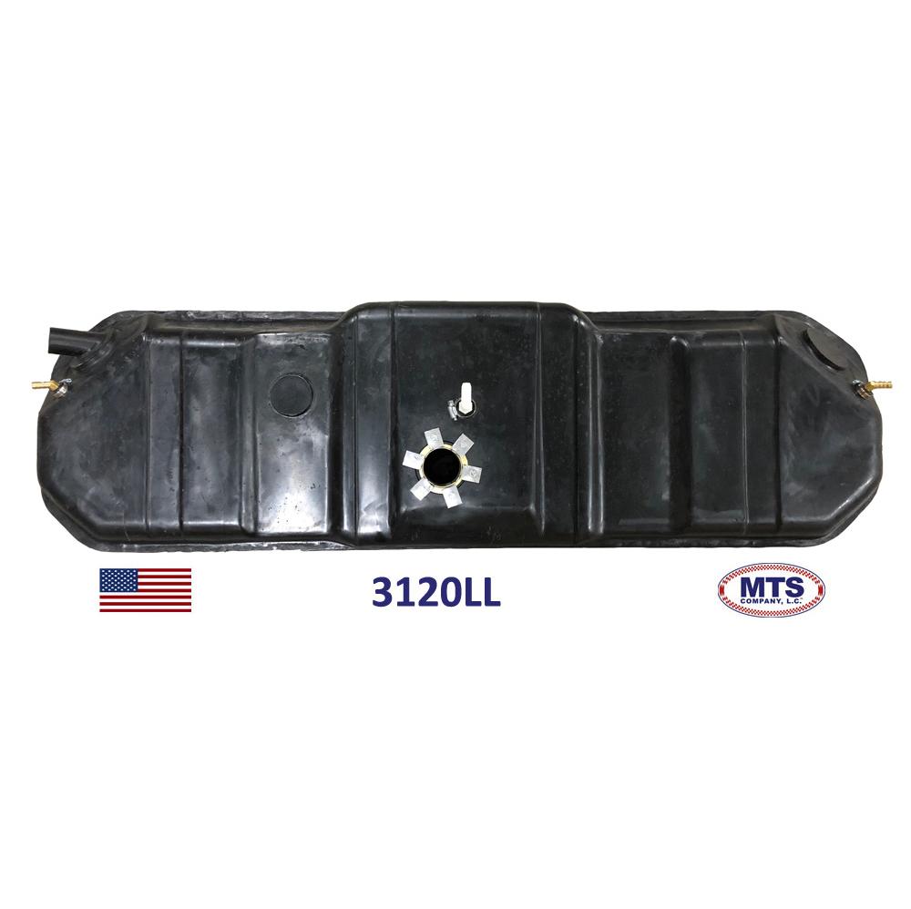 1969-1975 International Harvester 15-Gallon Left Side (Fender Fill) Plastic Fuel Tank with Emission Fittings
