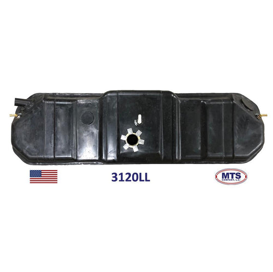 1969-1975 International Harvester 15-Gallon Left Side (Fender Fill) Plastic Fuel Tank with Emission Fittings