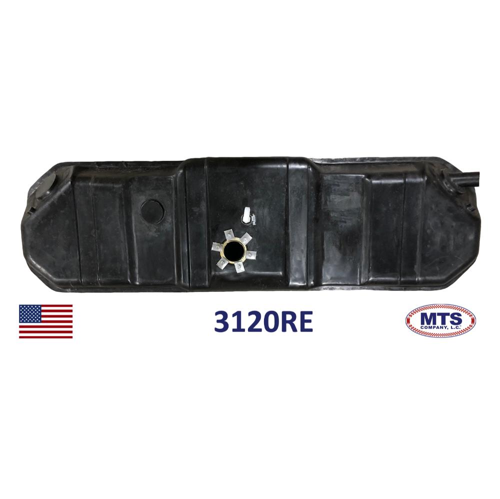1969-1975 International Harvester 15-Gallon Right Side (Fender Fill) Plastic Fuel Tank (Without Emission Fittings)