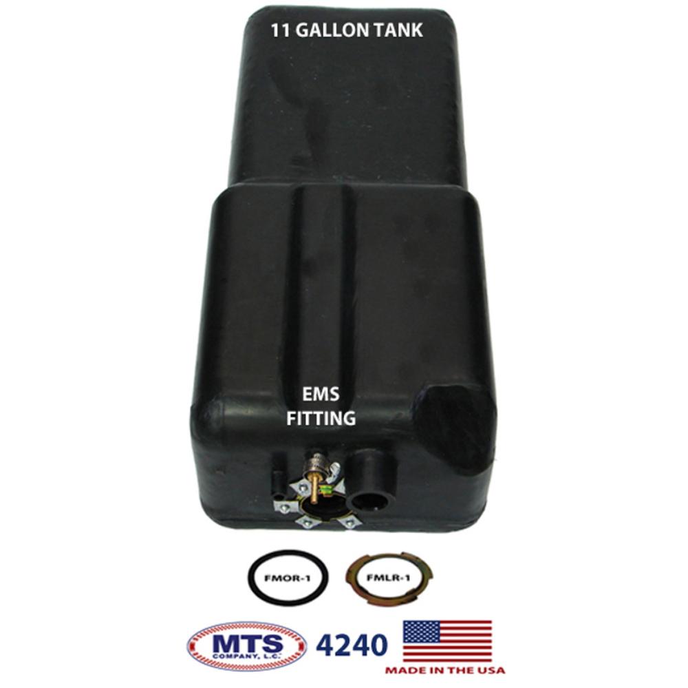 1971-1977 Ford Bronco 11-Gallon Front Auxiliary Plastic Fuel Tank (With Emission Fitting)