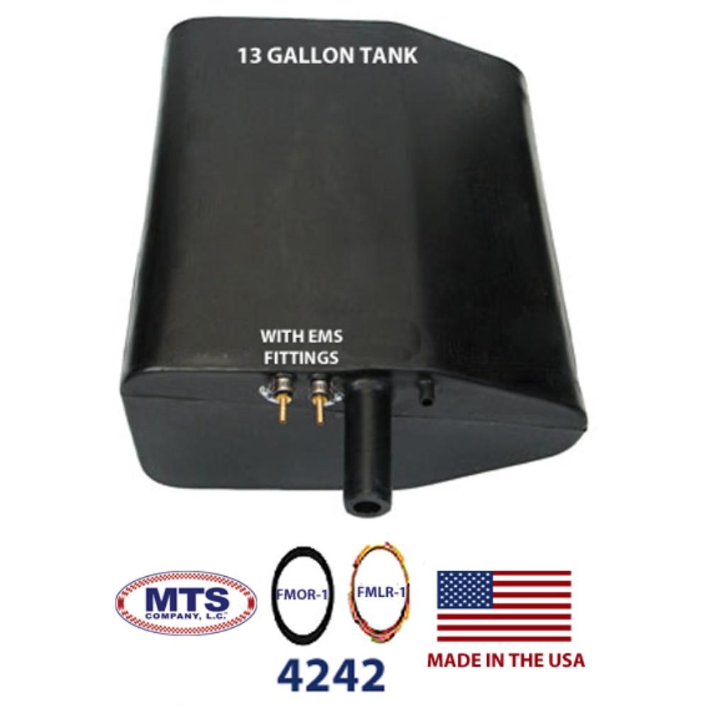 1971-1977 Ford Bronco 13-Gallon Rear Main Plastic Fuel Tank (With Emission Fitting)

