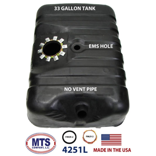 1985-1996 Ford Full-Size Bronco 33-Gallon Plastic Fuel Tank (Emission Hole - No Internal Vent Pipe)

