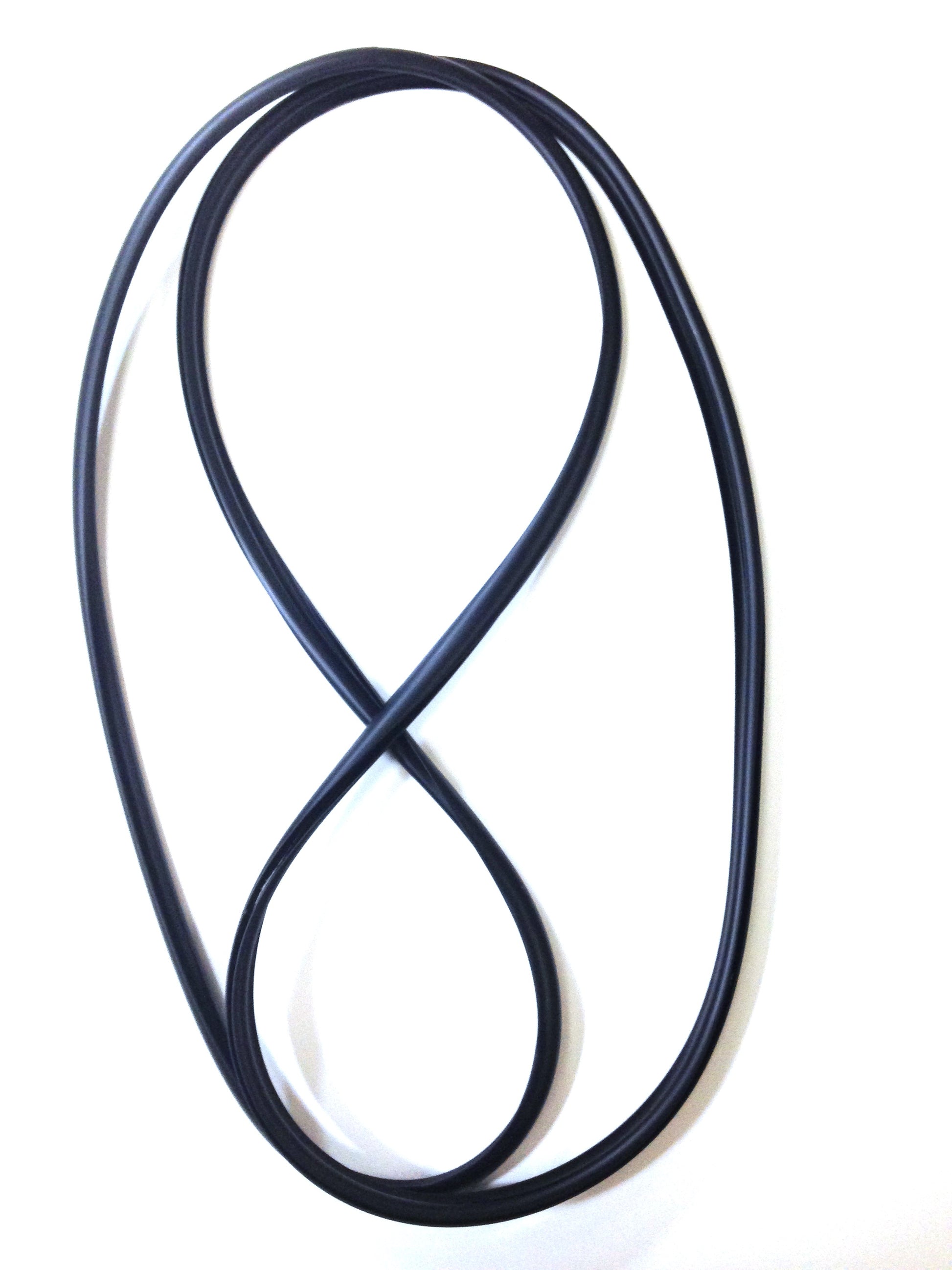 D4075 Jeep 1997-2006 Wrangler TJ Hardtop Quarter Glass Seal, Left or Right Glass - Weather Strip Depot