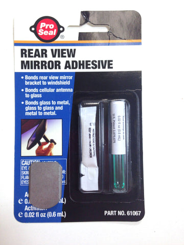 D4093 Jeep 1997-2002 Wrangler TJ Rear View Mirror Adhesive and Bracket - Weather Strip Depot