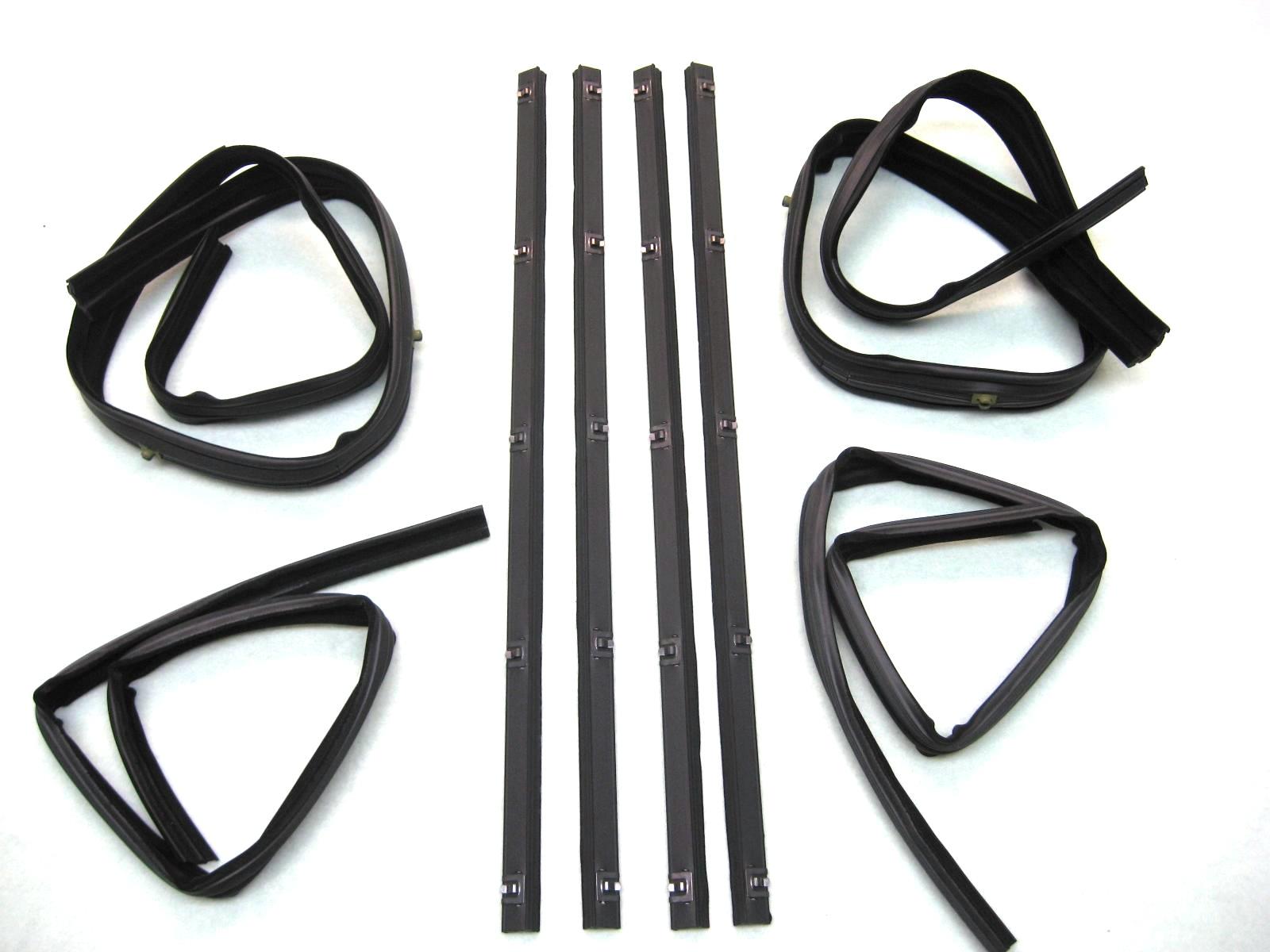 KD1001A Dodge 1972-1979 Fullsize Pickup, Ramcharger Belt Kit with Channel Inner & Outer DS & PS - Weather Strip Depot