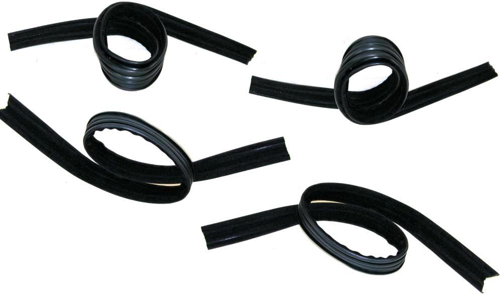 KD1004 Dodge 1970-1997 A100, Fullsize Van Glass Run Kit Front DS & PS - Weather Strip Depot