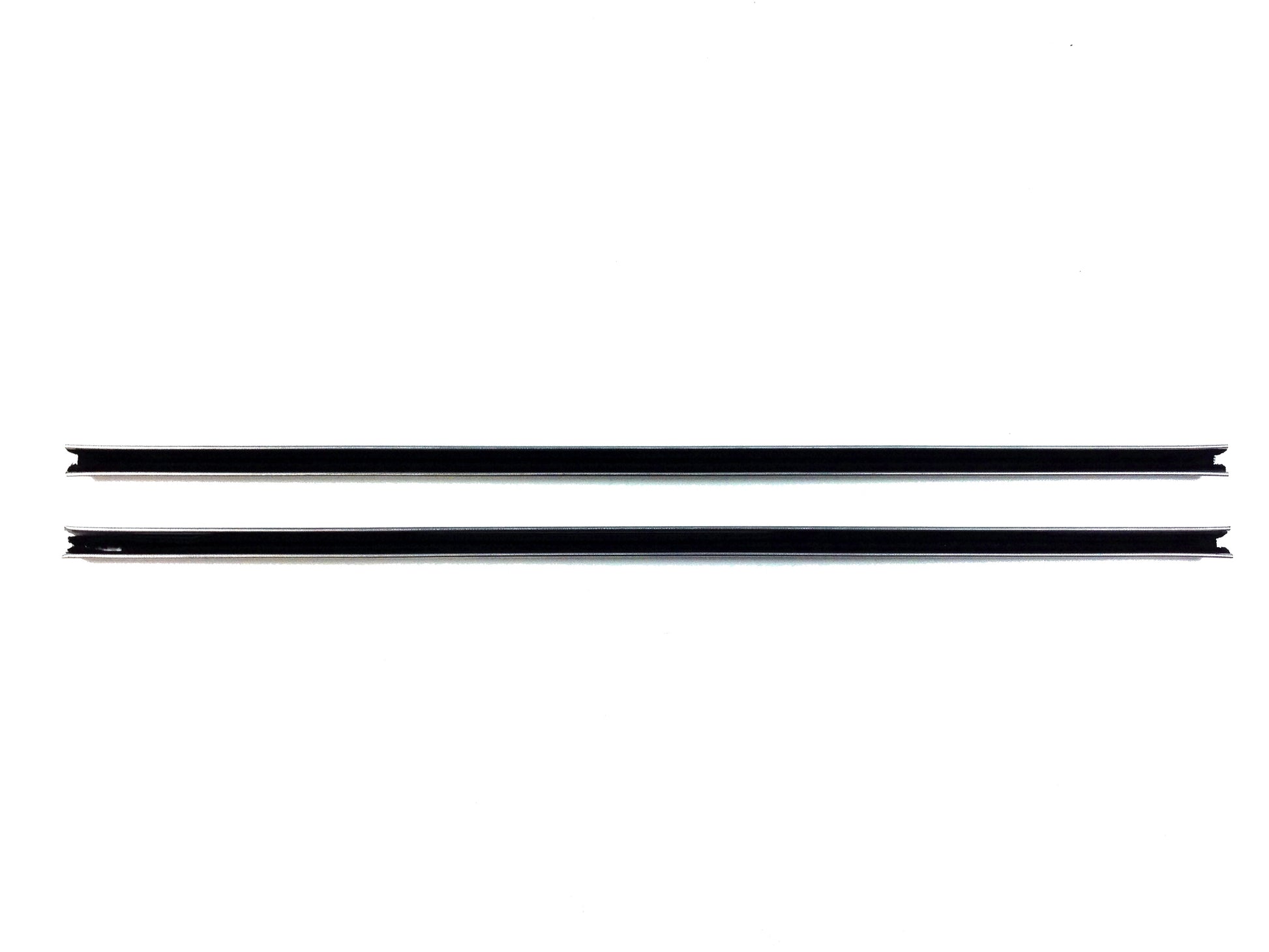 KF1020A Metal Glass Run Division Bar Kit 1966-1977 Ford Bronco Upper Hinge Side - Weather Strip Depot