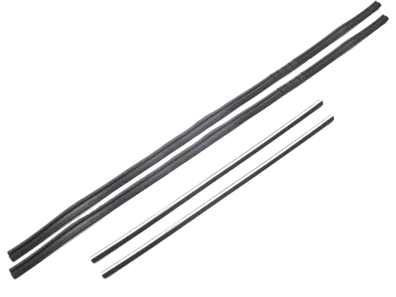 KG1004A Glass Run Window Channel Kit, DS & PS for 1964-1966 Chevy Panel, C/K Pickup - Weather Strip Depot