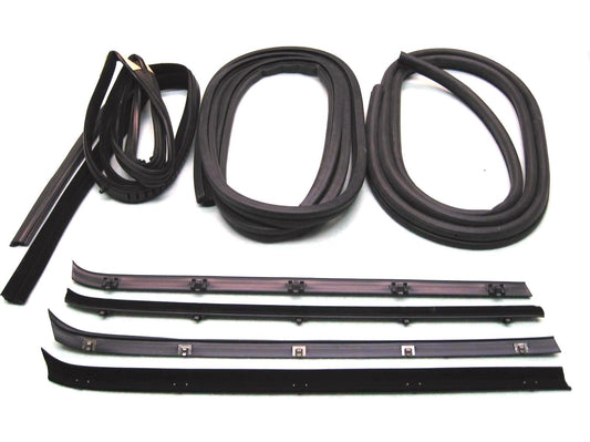 KG1008-8 Belt Scraper Weatherstrip Window Channel Door Seal Kit 1973-1980 Chevy, GMC C/K Truck - Weather Strip Depot