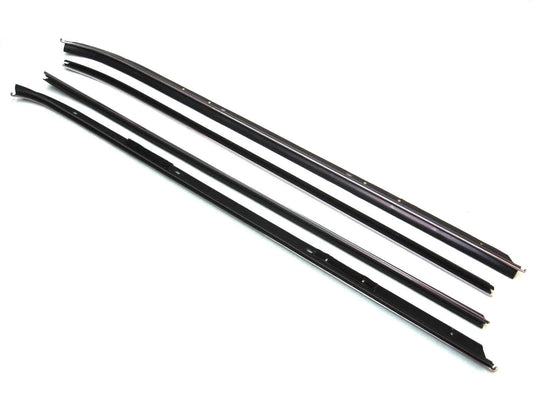 KG2096 1970-1981 Camaro Firebird Inner & Outer Belt Weatherstrip Kit with Round Chrome Bead - Weather Strip Depot