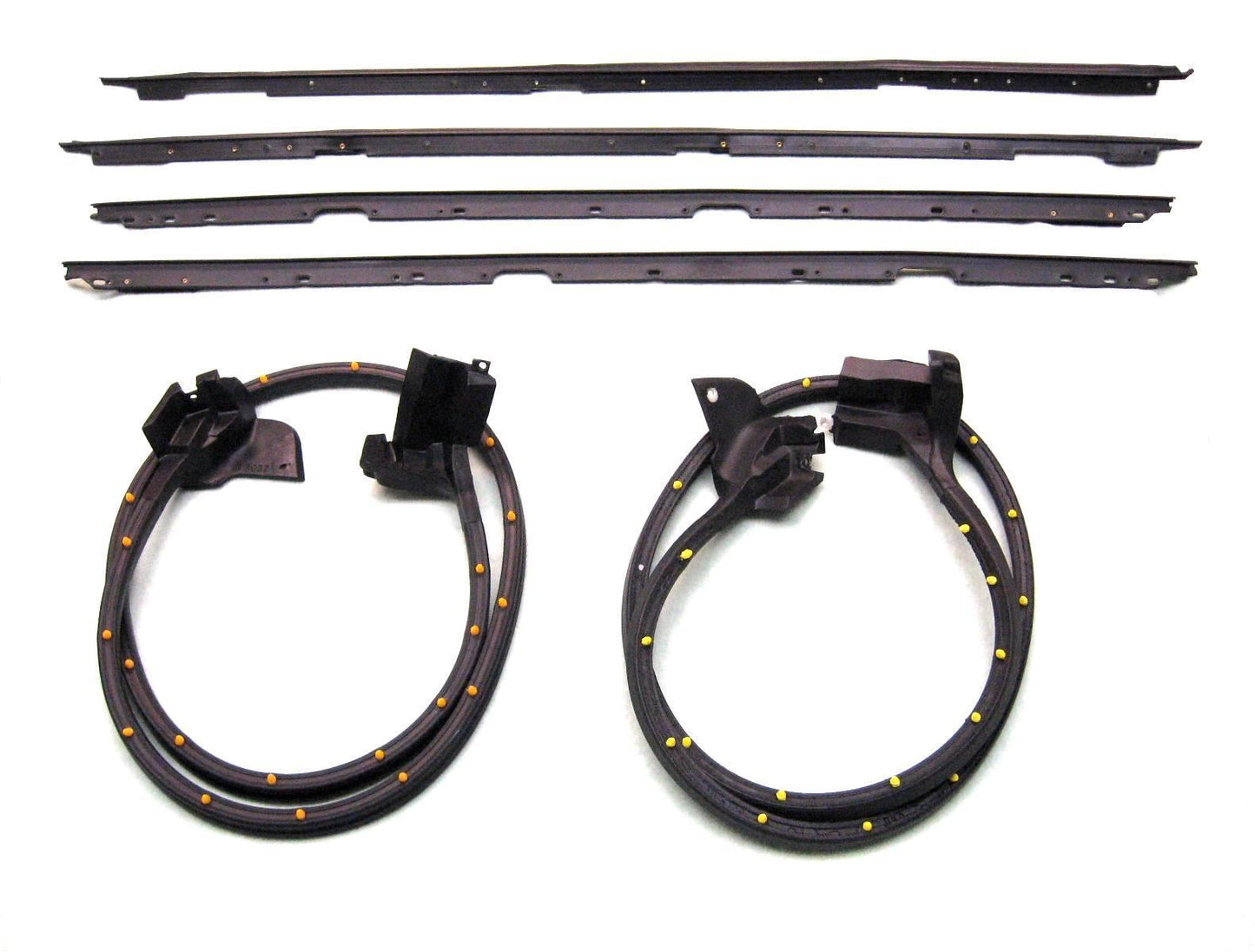 KG3032 1982-1992 Camaro, Firebird Door Seal, Belt Scraper Seal Kit - Weather Strip Depot