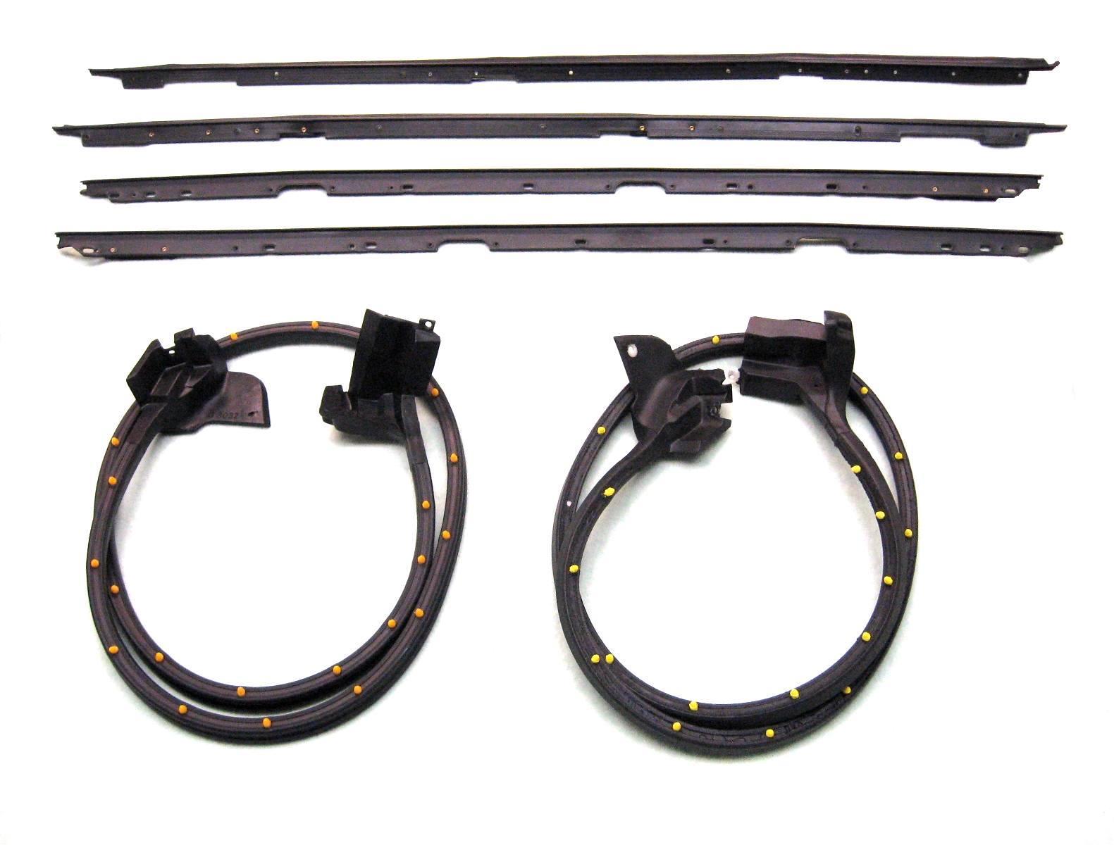 KG3032 1982-1992 Camaro, Firebird Door Seal, Belt Scraper Seal Kit - Weather Strip Depot