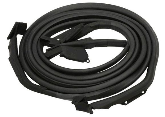 KG3126 Chevrolet 1968 Corvette Convertible Door Seal Kit, Latex Ends DS & PS - Weather Strip Depot