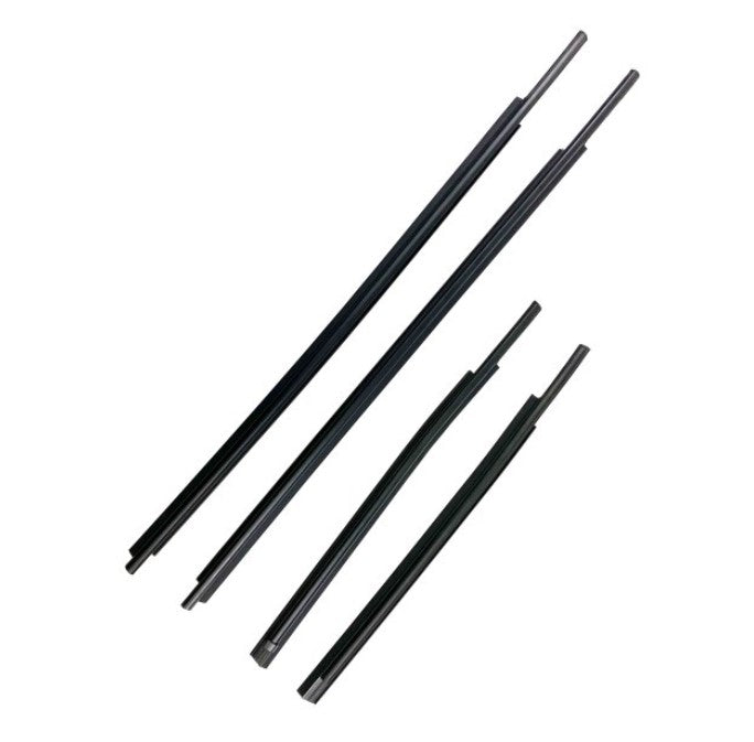 KT2002 Outer Belt Weatherstrip 4 pc Kit – Front & Rear for 2007-2015 Toyota Tundra Double Extended Cab